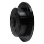 R1 04-04 Pontiac GTO Rear Right Drilled & Slotted Black Brake Rotor