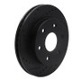 R1 99-08 Cadillac Escalade ESV Front Left Drilled & Slotted Black Brake Rotor