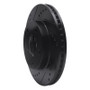 R1 79-98 Buick Riviera Front/Rear Left Drilled & Slotted Black Brake Rotor