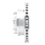 R1 71-95 Chevrolet G30 Front Right Drilled & Slotted Silver Brake Rotor