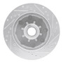 R1 71-95 Chevrolet C20 Suburban Front Left Drilled & Slotted Silver Brake Rotor