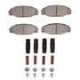 DFC 88-90 Dodge Monaco Front 4000 HybriDynamic Brake Pads and Hardware Kit
