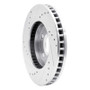 R1 90-97 Buick Riviera Front Right Drilled & Slotted Silver Brake Rotor