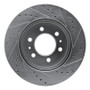R1 09-09 Ford F-150 RWD Front Left Drilled & Slotted Silver Brake Rotor
