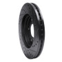 R1 91-96 Acura NSX Front Left Drilled & Slotted Black Brake Rotor