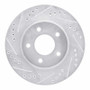 R1 94-01 Buick Regal Front Left Drilled & Slotted Silver Brake Rotor