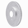 R1 94-01 Buick Regal Front Left Drilled & Slotted Silver Brake Rotor