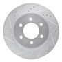R1 04-08 Ford F-150 4WD Front Left Drilled & Slotted Silver Brake Rotor