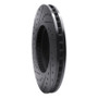 R1 09-11 Cadillac STS Front Right Drilled & Slotted Black Brake Rotor