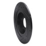 R1 98-05 Buick Park Avenue Rear Right Drilled & Slotted Black Brake Rotor