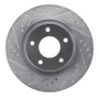 R1 07-25 Chrysler SEBRING Front Left Drilled & Slotted Silver Brake Rotor