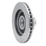 R1 93-95 Chevrolet G10 Front Left Drilled & Slotted Silver Brake Rotor