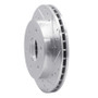 R1 88-91 Chevrolet K1500 Front Right Drilled & Slotted Silver Brake Rotor