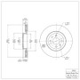 DFC 12-19 Fiat 500E Front Brake Rotor