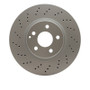 DFC 00-03 Mercedes-Benz S430 Front Drilled GeoSPEC Coated Rotor