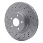 DFC 00-03 Mercedes-Benz S430 Front Drilled GeoSPEC Coated Rotor