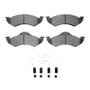 R1 2000-2002 Dodge Dakota RWD Front R1 Super Duty Pads & Hardware Kit