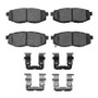 R1 2006-2025 Scion FR-S Rear R1 Performance Sport Pads & Hardware Kit