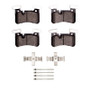 DFC 10-18 Mercedes-Benz C63 AMG Rear 4000 HybriDynamic Brake Pads and Hardware Kit