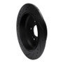 R1 2005-2018 Acura RDX Rear Right Drilled & Slotted Black Brake Rotor