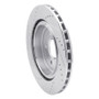 R1 2006-2013 Chevrolet Corvette Rear Right Drilled & Slotted Silver Brake Rotor