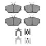 R1 1993-2007 Ford Taurus (Excl SHO) Front R1 Ceramic Pads & Hardware Kit