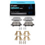 R1 2002-2008 Toyota AVALON Rear R1 Ceramic Pads & Hardware Kit