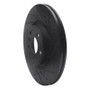 R1 15-25 BMW 228I xDrive Gran Coupe Front Right Drilled & Slotted Black Brake Rotor