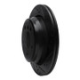 R1 06-20 BMW 325XI Rear Right Drilled & Slotted Black Brake Rotor