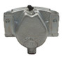 DFC 68-73 Ford Mustang Front-L Premium Caliper - Silver Zinc Coated