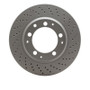 DFC 78-89 Porsche 930 Right Rear Drilled GeoSPEC Coated Rotor