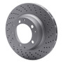DFC 78-89 Porsche 930 Right Rear Drilled GeoSPEC Coated Rotor