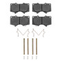 R1 2000-2025 JAC Frison Front R1 Ceramic Pads & Hardware Kit