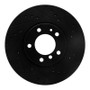 R1 93-97 BMW 850CI Front Right Drilled & Slotted Black Brake Rotor