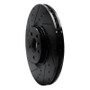 R1 16-26 Polestar Polestar 2 Front Left Drilled & Slotted Black Brake Rotor