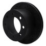 R1 00-02 Dodge Ram 2500 Rear Left Drilled & Slotted Black Brake Rotor