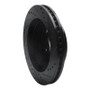 R1 00-01 Dodge Ram 1500 Pickup Front Left Drilled & Slotted Black Brake Rotor