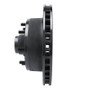 R1 78-81 Dodge B300 Van (71-74) / B300 (75-80) Front Left Drilled & Slotted Black Brake Rotor