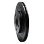 R1 95-99 Dodge Neon (USA/Canada) Front Right Drilled & Slotted Black Brake Rotor