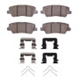 R1 2013-2019 Cadillac CTS Rear R1 Ceramic Pads & Hardware Kit