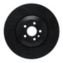R1 21-25 Jaguar F-Pace Front Right Drilled & Slotted Black Brake Rotor