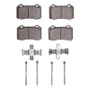 R1 18-25 Dodge Durango Rear Euro Ceramic Pads & Hardware Kit