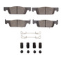 R1 16-19 Smart Fortwo Front Euro Ceramic Pads & Hardware Kit