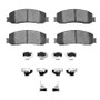 R1 10-12 Ford F-250 2WD (Super Duty) Front Super Duty Pads & Hardware Kit