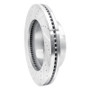 R1 2012-2025 Ford F-250 4WD (Super Duty) Front Right Drilled & Slotted Silver Brake Rotor