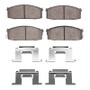 DFC 86-86 Nissan Stanza Front 4000 HybriDynamic Brake Pads and Hardware Kit