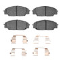 DFC 00-11 Acura CSX Front Euro 5000 Ceramic Brake Pads and Hardware Kit