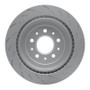 DFC 16-19 Cadillac ATS Right Rear GeoSPEC Coated Rotor - Slotted