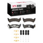 DFC 95-98 Jeep Grand Cherokee Rear 5000 Advanced Ceramic Brake Pads and Hardware Kit