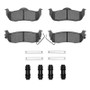 DFC 04-15 Infiniti QX56 Rear 5000 Advanced Ceramic Brake Pads and Hardware Kit